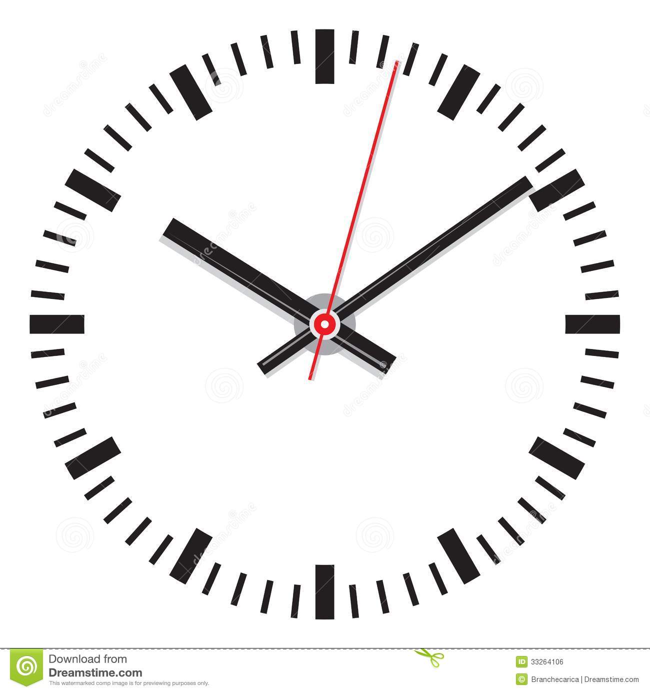 Vector Art Clock