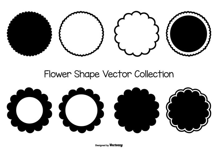 700x490 Flower Vector Shape Collection