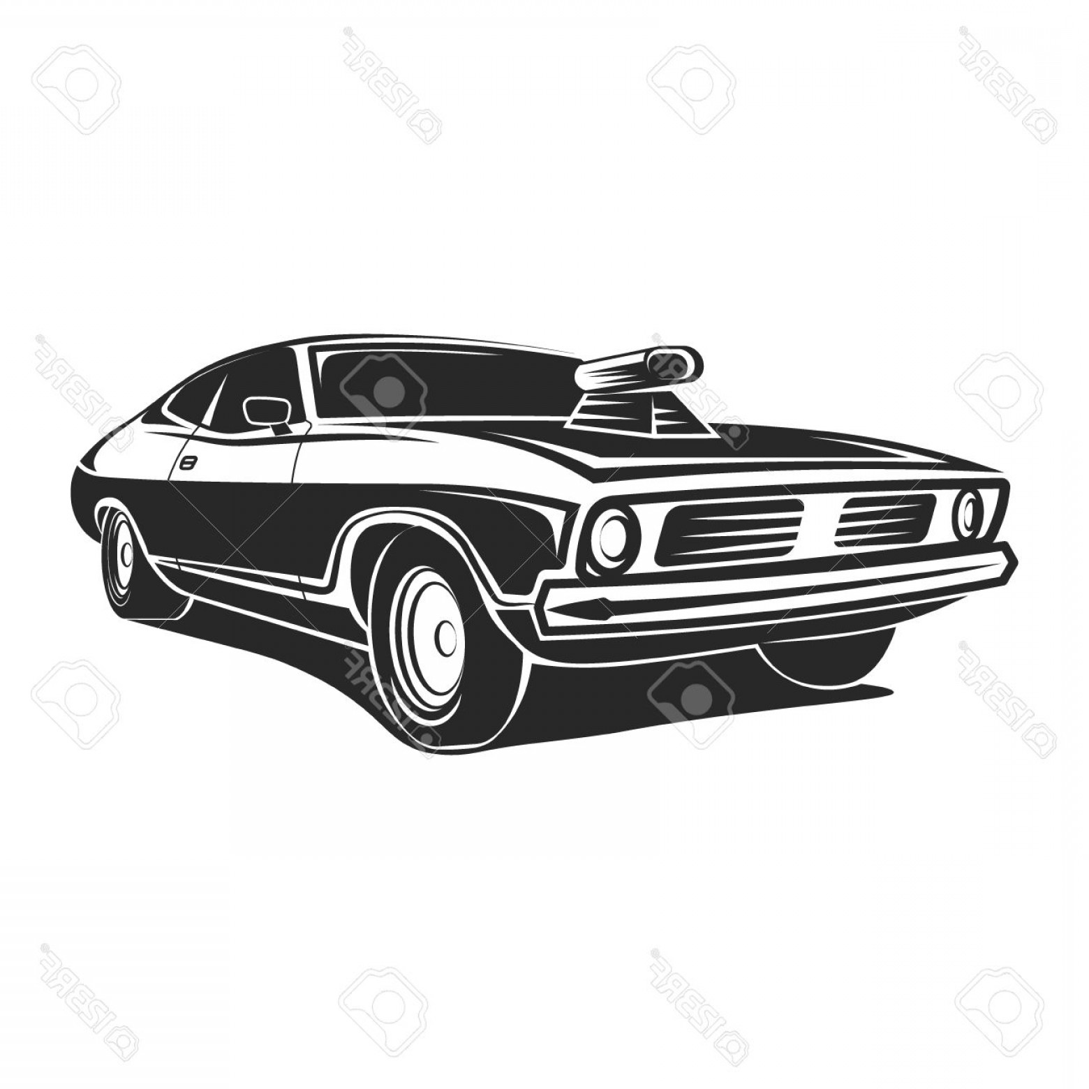 1560x1560 Muscle Car Vector Art Collection Savoyuptown