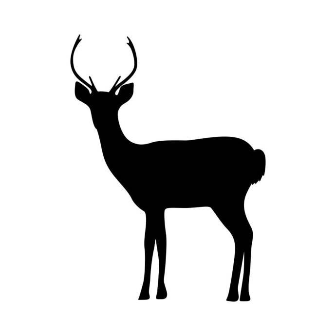 690x690 Deer Animal Wildlife Graphics Dxf Png