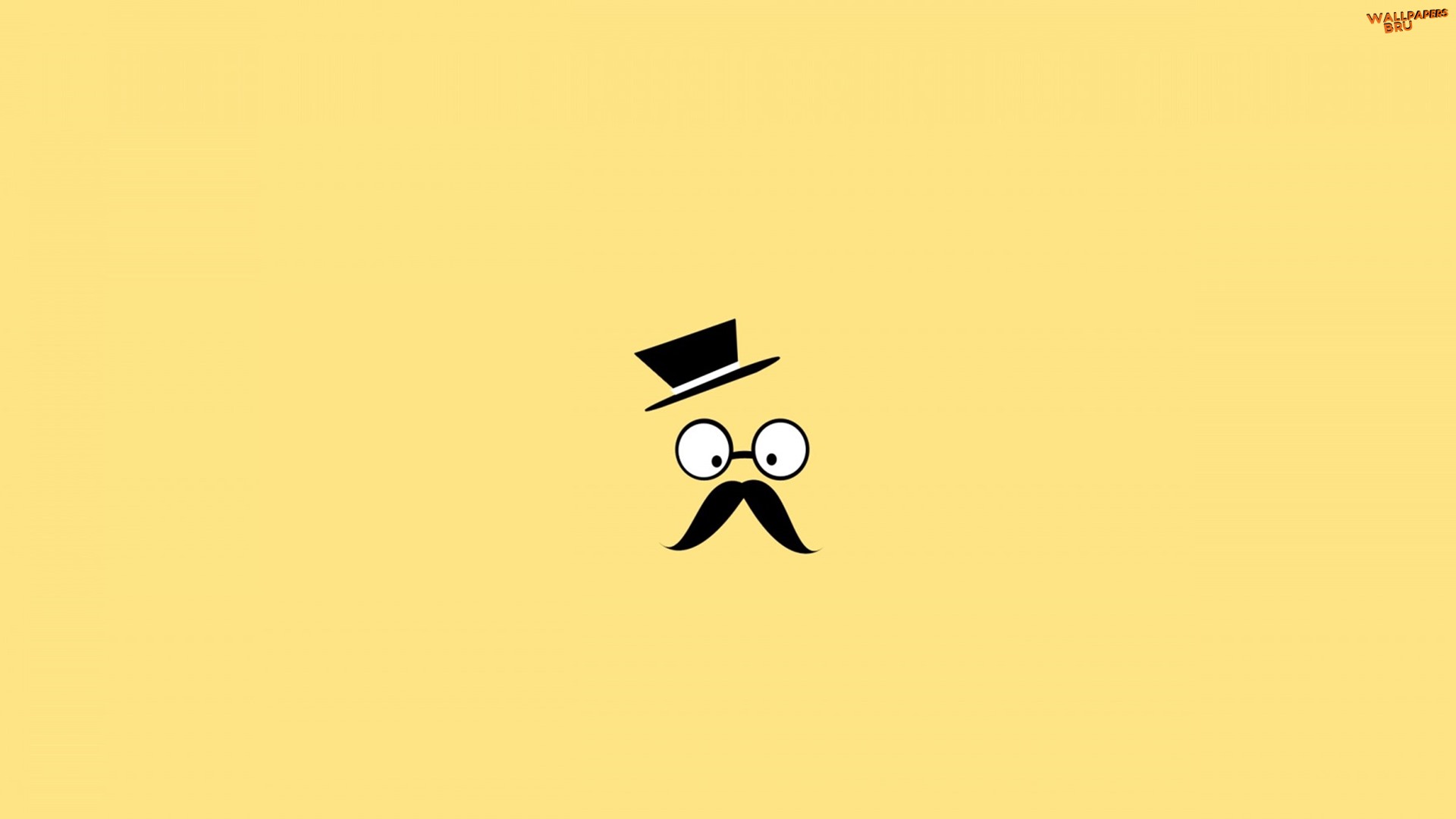 1920x1080 Mustache Man Vector Art Pure High Definition Quality