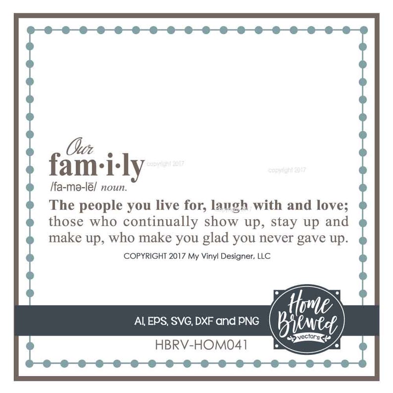 794x794 Definition Of Family Family Silhouette Definition Vector Etsy