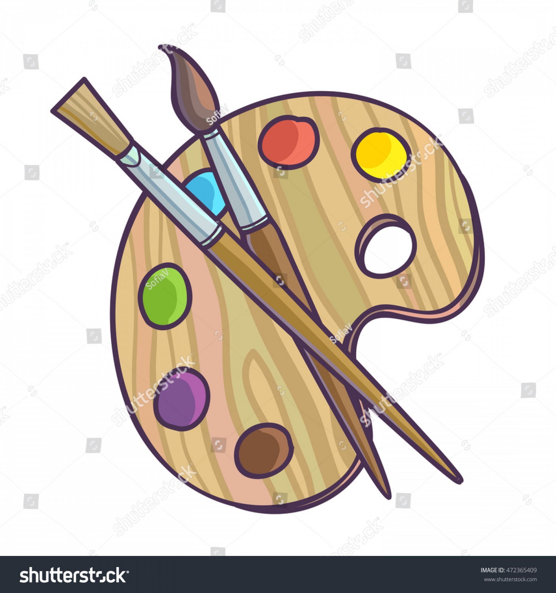 2160x2304 Art Palette Paint Brush Drawing Vector Cqrecords