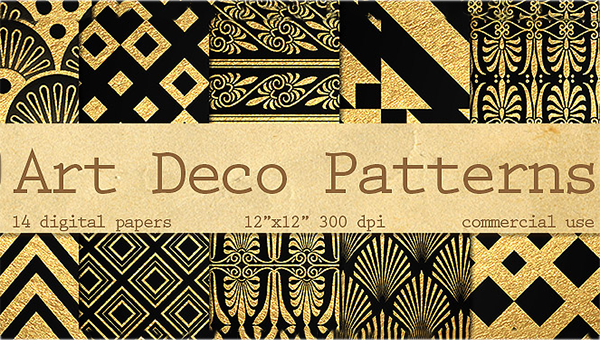 Art Deco Patterns Free Png, Vector, Format Download 600x340 Art Deco Patterns Free Png, Vector, Format Download