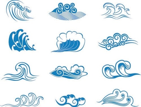 Wave Free Vector Download 485x368 Wave Free Vector Download