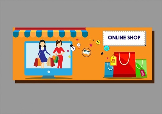 Online Shopping Free Vector Download 521x368 Online Shopping Free Vector Download