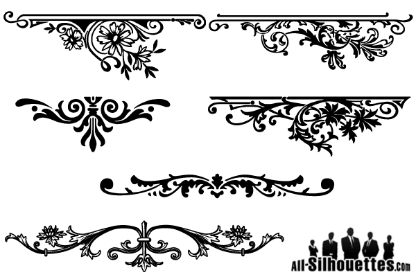 Floral Ornaments Graphic Design Download Free Vector Art Free 600x400 Floral Ornaments Graphic Design Download Free Vector Art Free