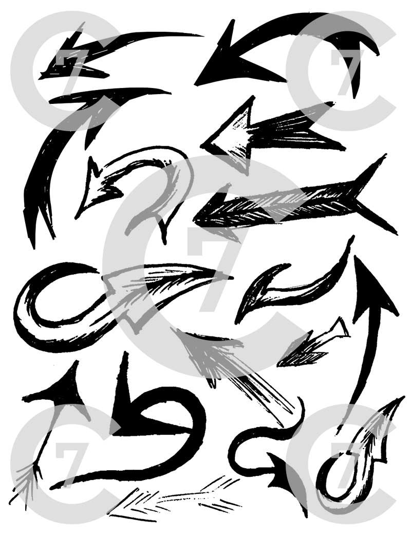 Arrows Vector Art Pack Full Set Of Arrows! Hand Drawn 800x1036 Arrows Vector Art Pack Full Set Of Arrows! Hand Drawn