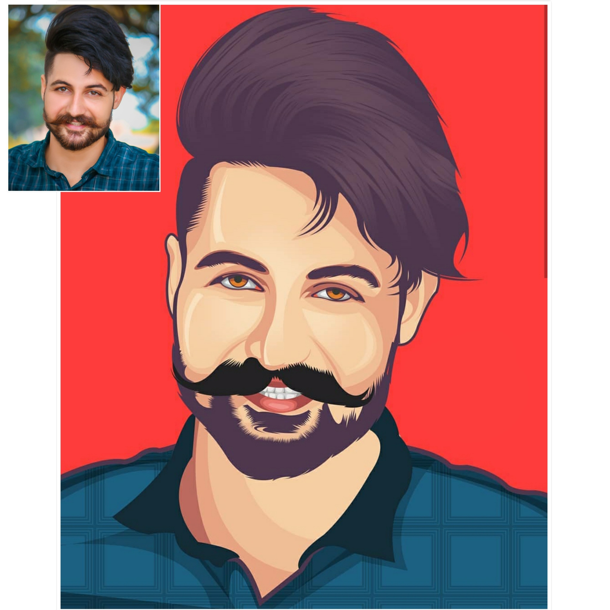 2048x2048 Customised Vector Art Kalaakart