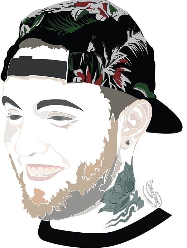 600x792 Mac Miller On Behance Artwork Mac Miller, Mac, Artwork