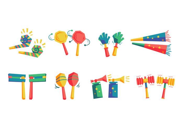 Free Noise Maker Vector Set 700x490 Free Noise Maker Vector Set