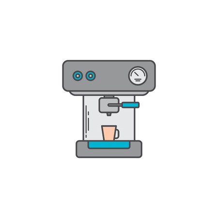 Coffee Machine Espresso Maker Doodle Vector Art Icon Illustration 450x450 Coffee Machine Espresso Maker Doodle Vector Art Icon Illustration
