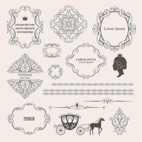 Mega Set Collections Of Vintage Design Elements 490x490 Mega Set Collections Of Vintage Design Elements