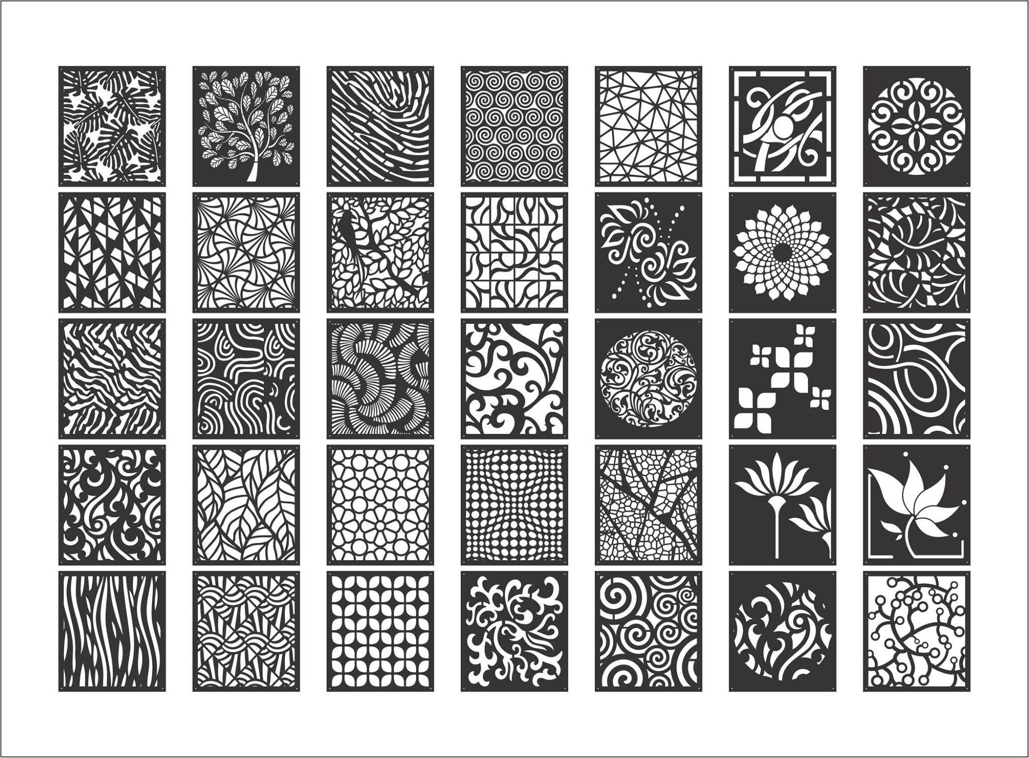 2048x1509 Mega Collection Of Decorative Screen Patterns Free Dxf Free