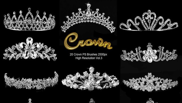 600x340 Crown Brush Free Vector Format Download Free