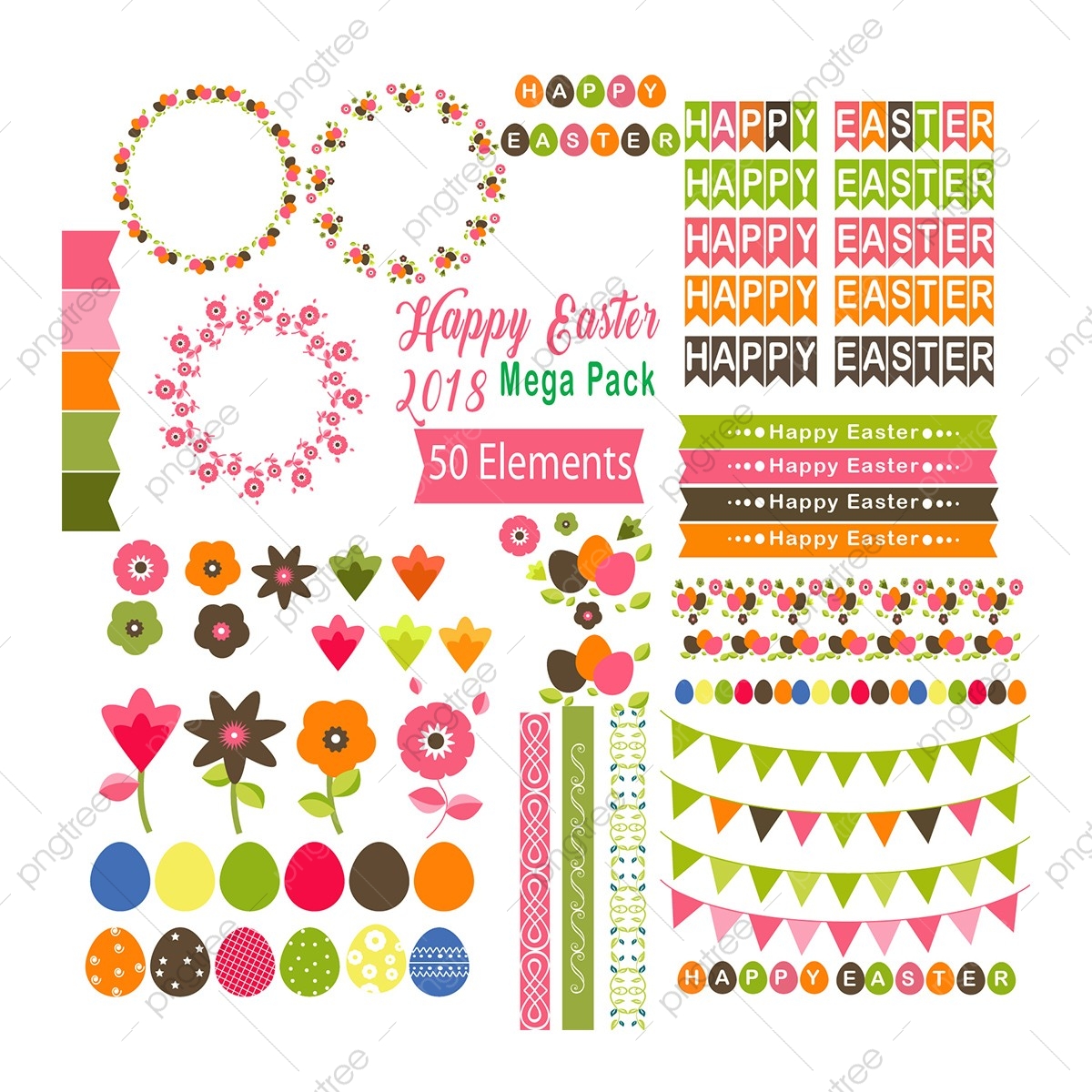 1200x1200 Easter Mega Pack Easter, Mega Pack Png And Vector