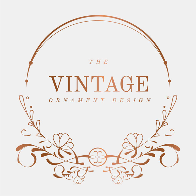 626x626 Luxurious Vintage Art Nouveau Badge Vector Vector Free Download