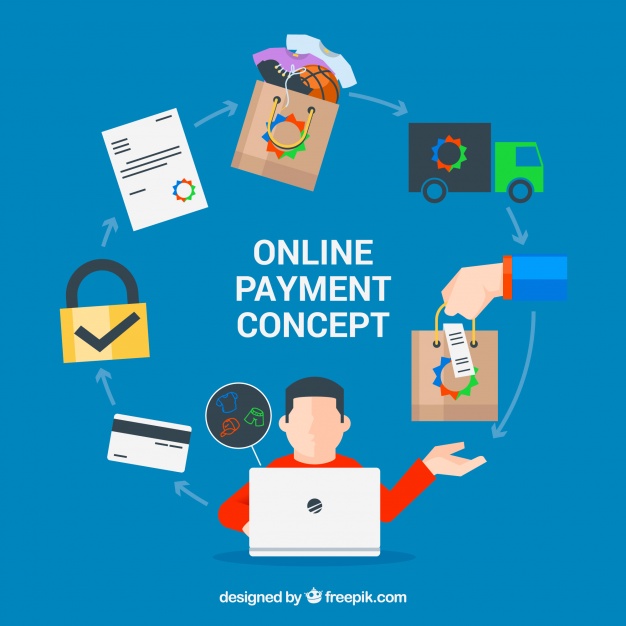 626x626 Online Payment, Process Vector Free Download