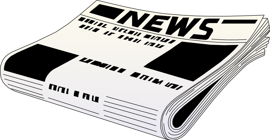 900x466 Newspaper Clipart Vector Clip Art Online Royalty Free Design
