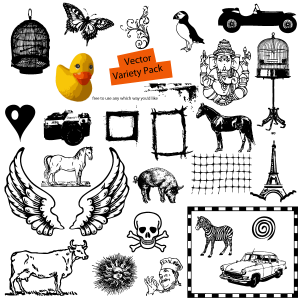 600x600 Variety Free Vector Pack Download Free Vector Art Free Vectors