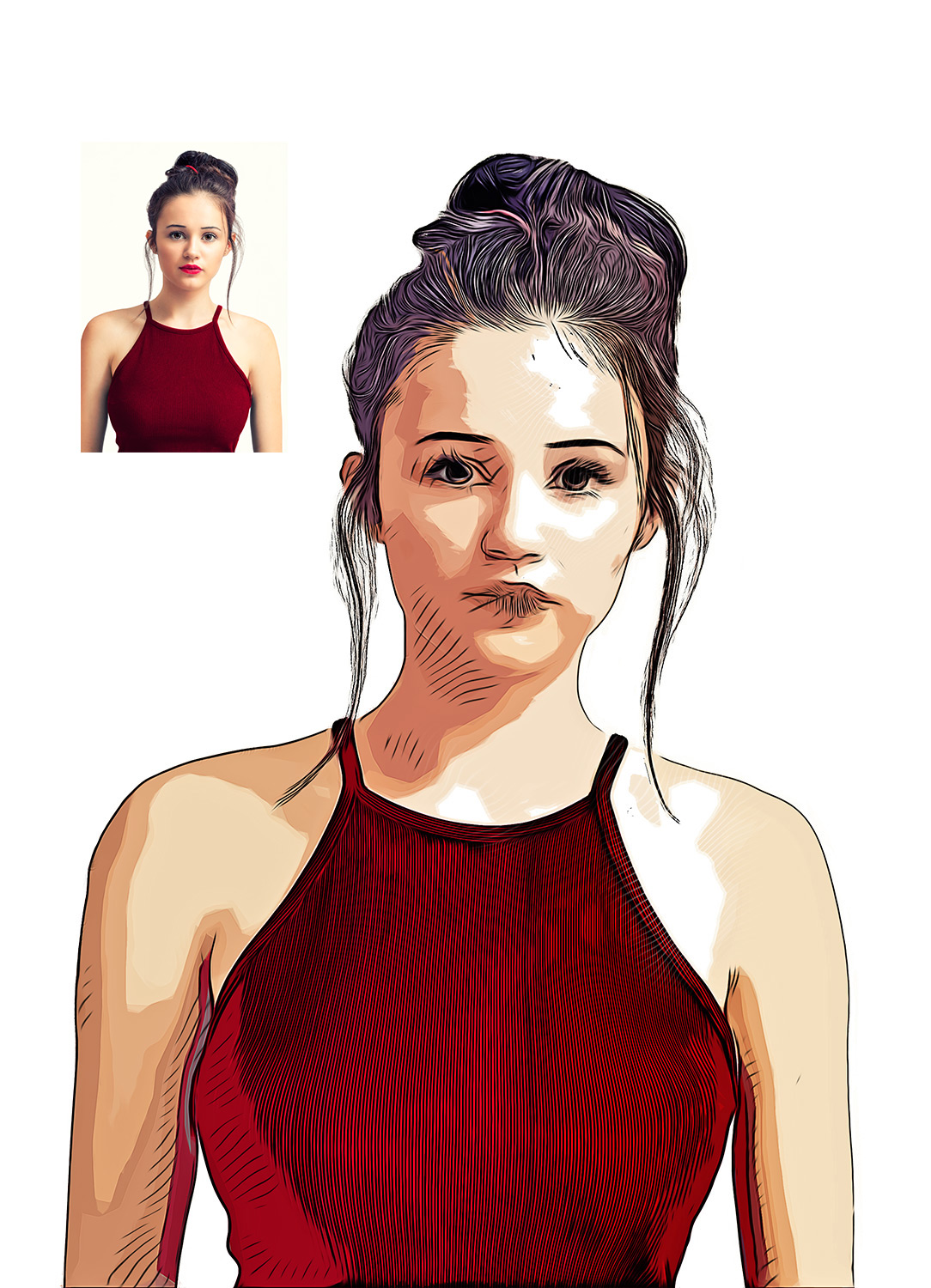 Vector Art Photoshop Action 1084x1500 Vector Art Photoshop Action