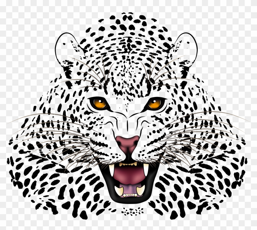 840x752 Free Leopard Jaguar Illustration