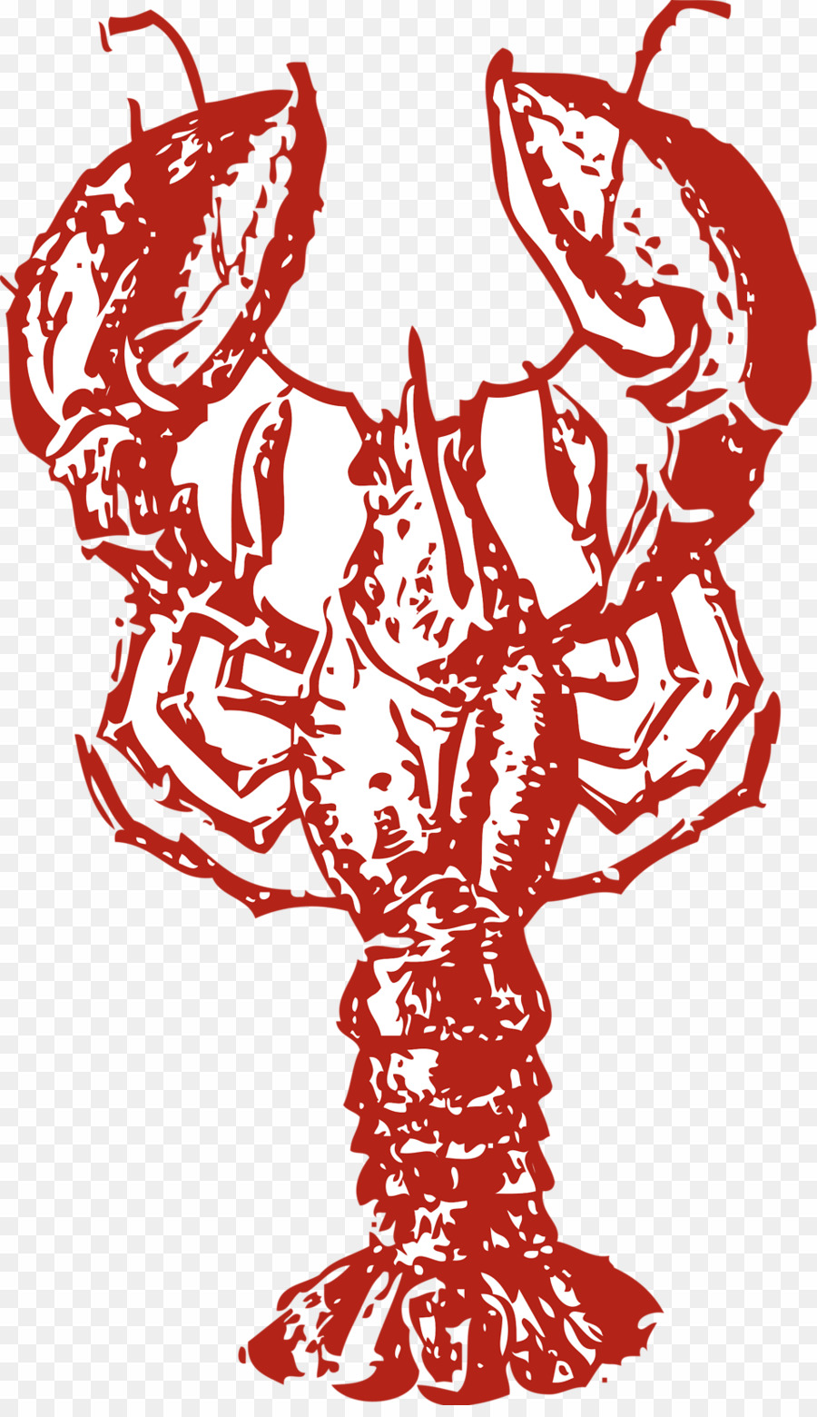 900x1560 Vector Lobster Art Png Lobster Drawing Clipart Download