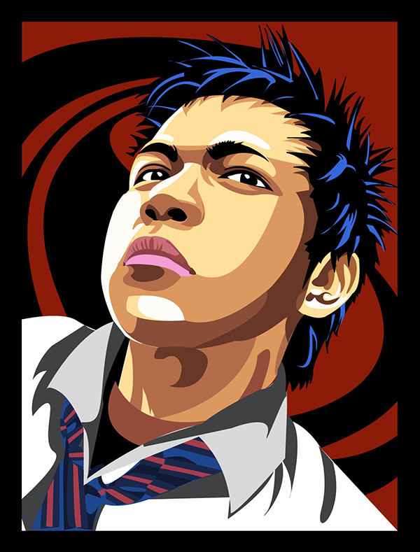 600x789 Vector Art Portraits On Behance