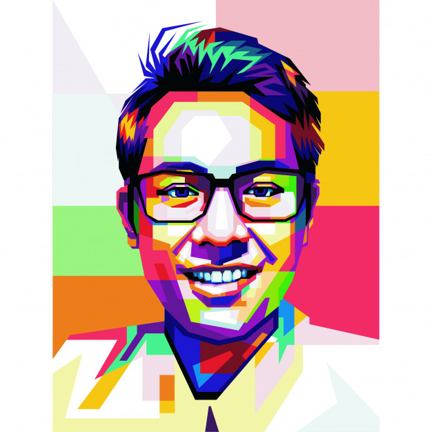 626x626 Wpap Popart Portrait Vector Premium Download