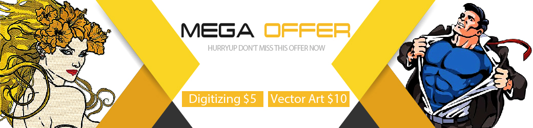 1040x250 Vector Art Services Online Custom Embroidery Digitizing Services