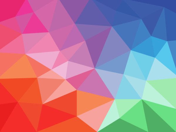 600x450 Free Flat Gradient Geometric Background Vector Free Webgraphic