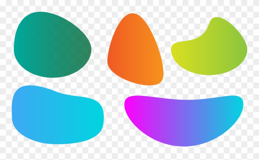 880x543 Organic Background Shapes Free Vector