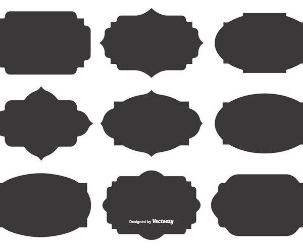 600x490 Shapes Free Vector Art