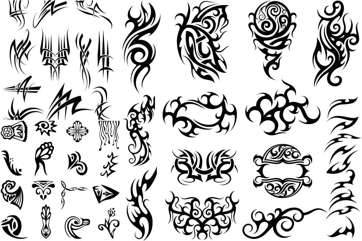 Decorative Ornaments And Tattoos Templates Vector Free Download 1200x800 Decorative Ornaments And Tattoos Templates Vector Free Download