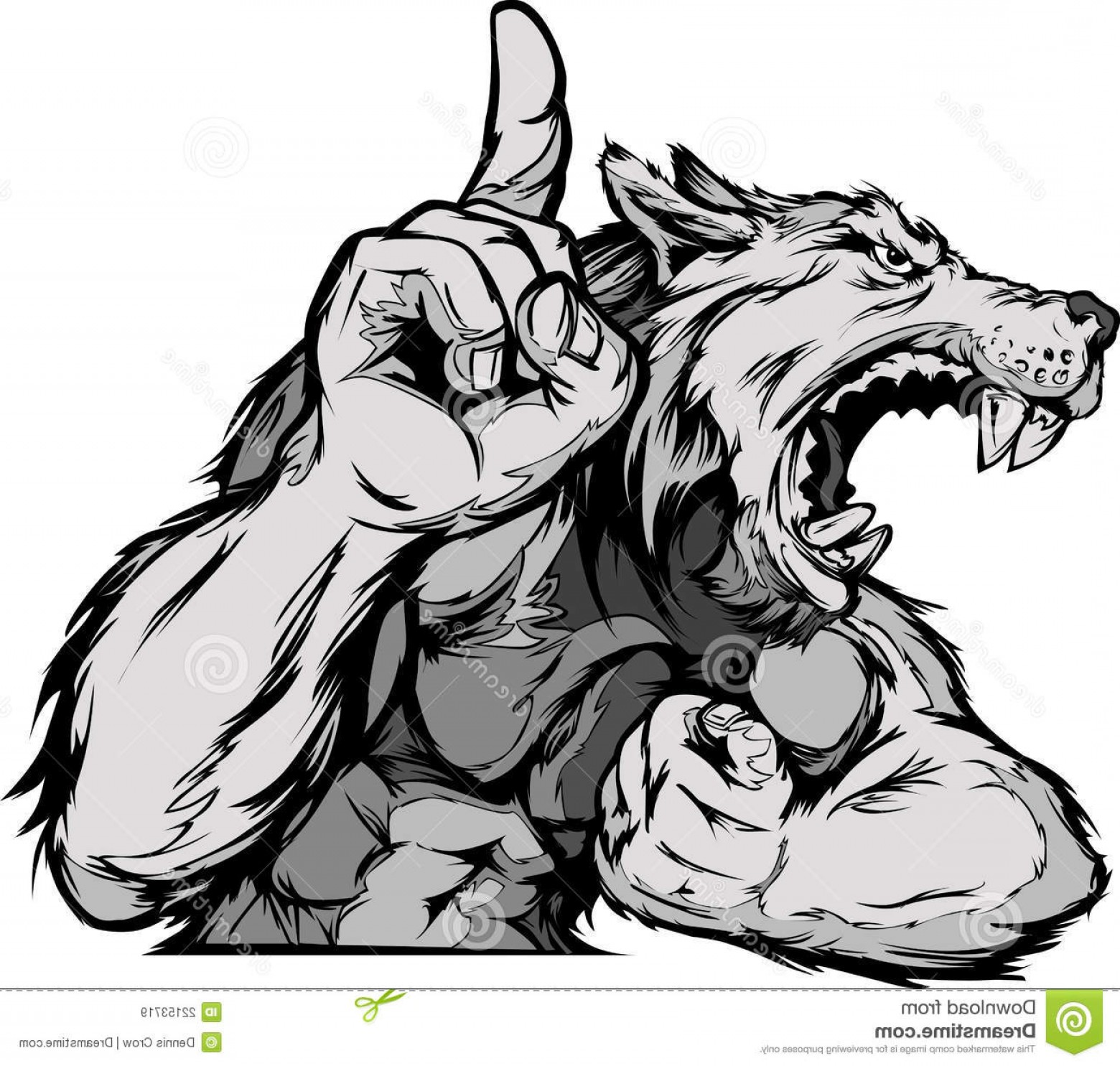 Vector Art Wolf at Vectorified.com | Collection of Vector Art Wolf free ...