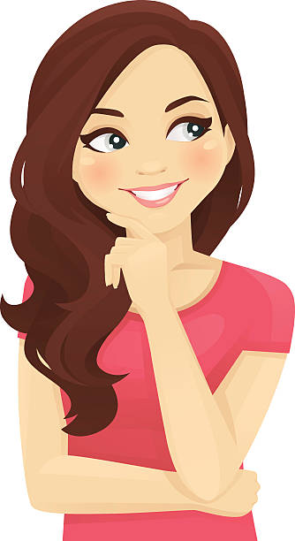 334x612 Thinking Woman Clipart