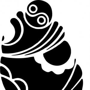 300x300 Woman Face Silhouette Vector Art Image Hoodamathrun