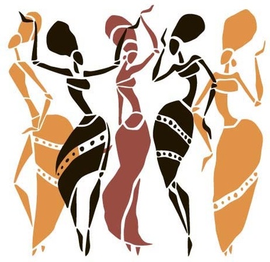 380x368 African Woman Silhouette Vector Free Vector Download