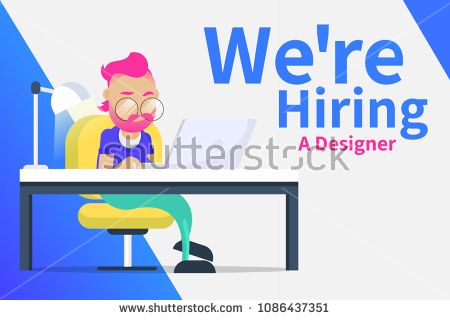 450x320 We're Hiring A Designer Ad Apply Job Banner Boy Business Career