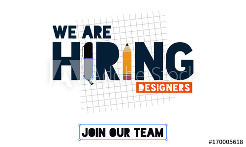 500x300 We Are Hiring Designers Template Design For Recruitment Agency