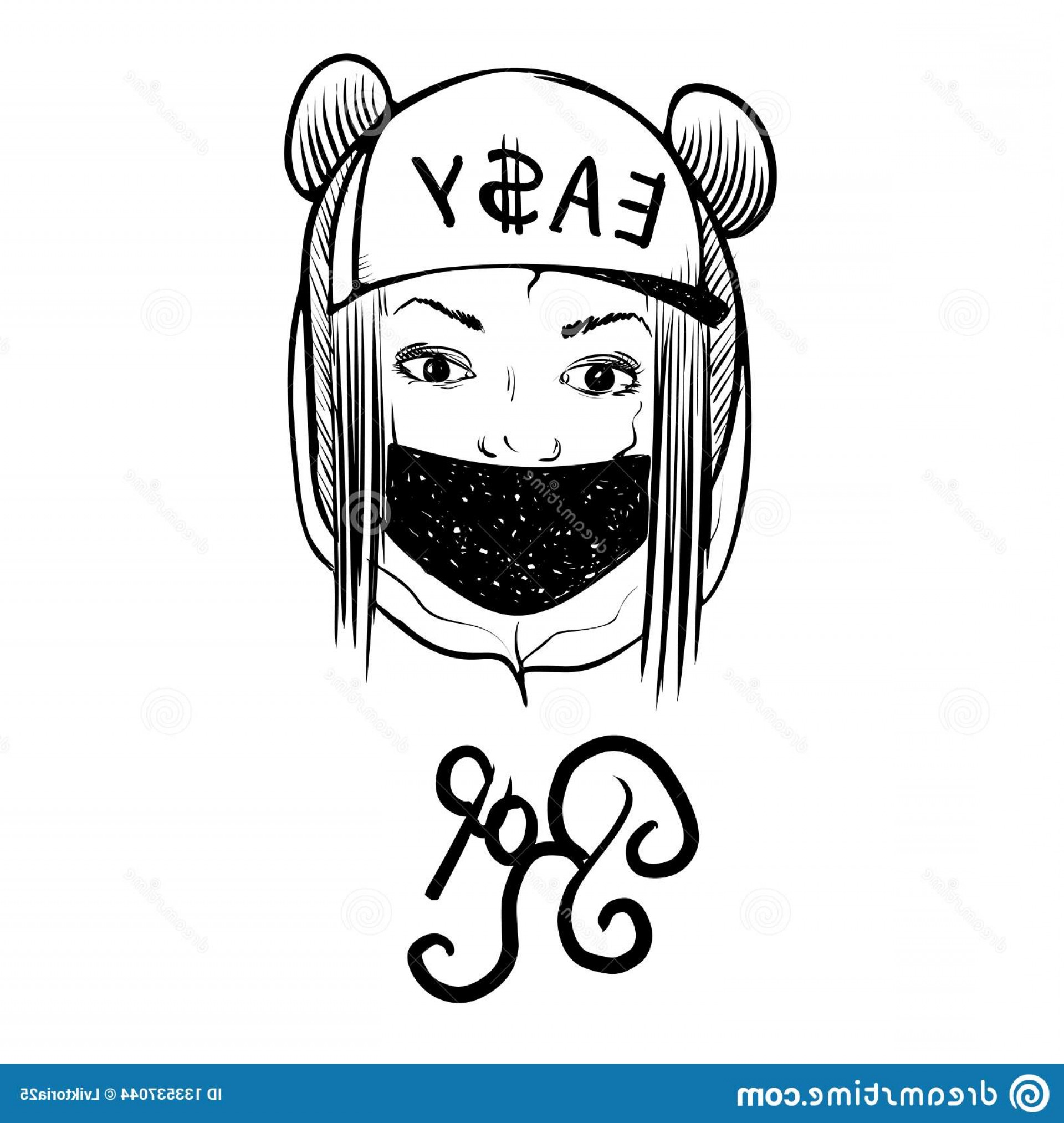 1920x2026 Hip Hop Music Girl Pretty Young Urban Rap Girl Lady Vector Artwork