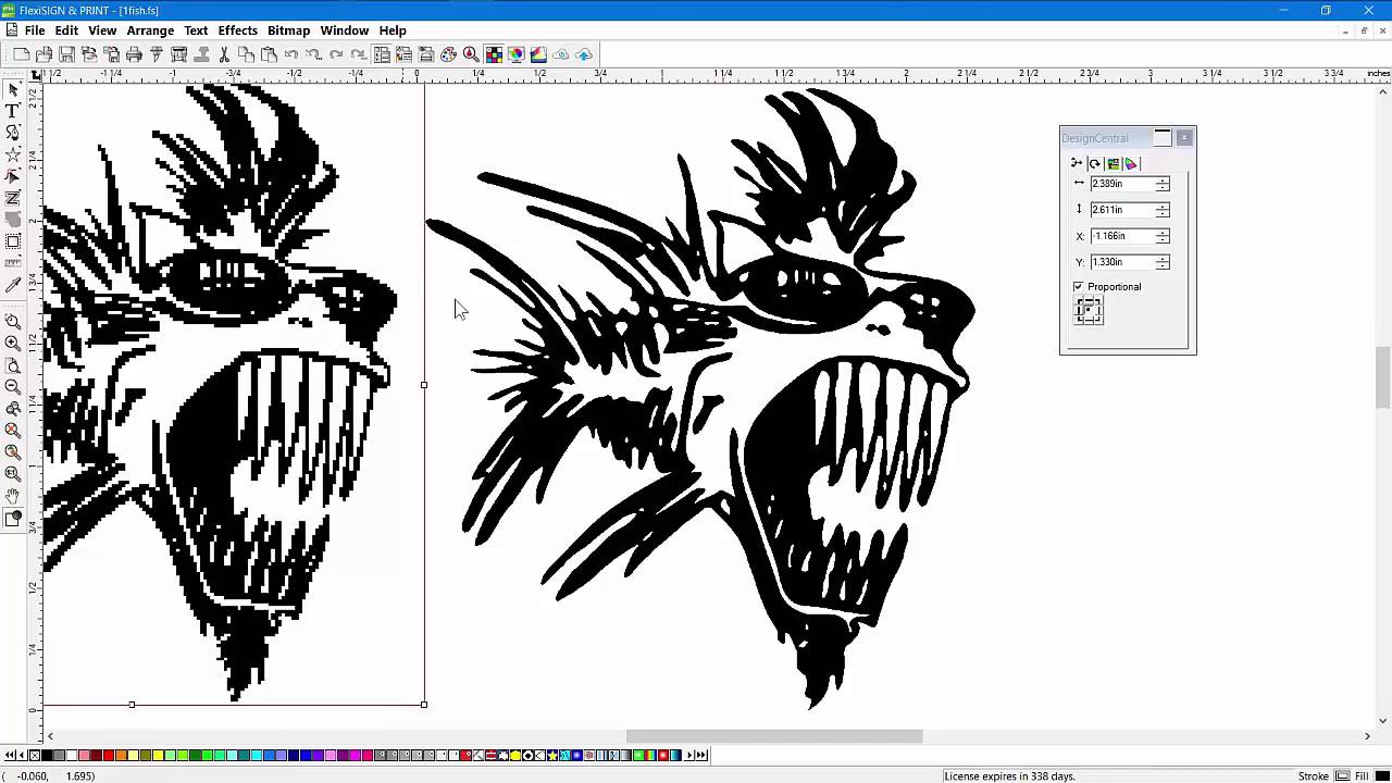 1280x720 How To Vectorize In Flexisign Software And Convert Bitmap Graphics