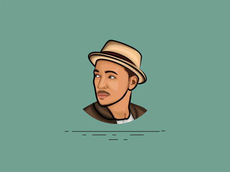 Vector Cartoon Portrait 800x600 Vector Cartoon Portrait