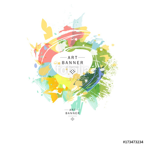 Artistic Vector Illustration Collage With Different Textures 500x500 Artistic Vector Illustration Collage With Different Textures