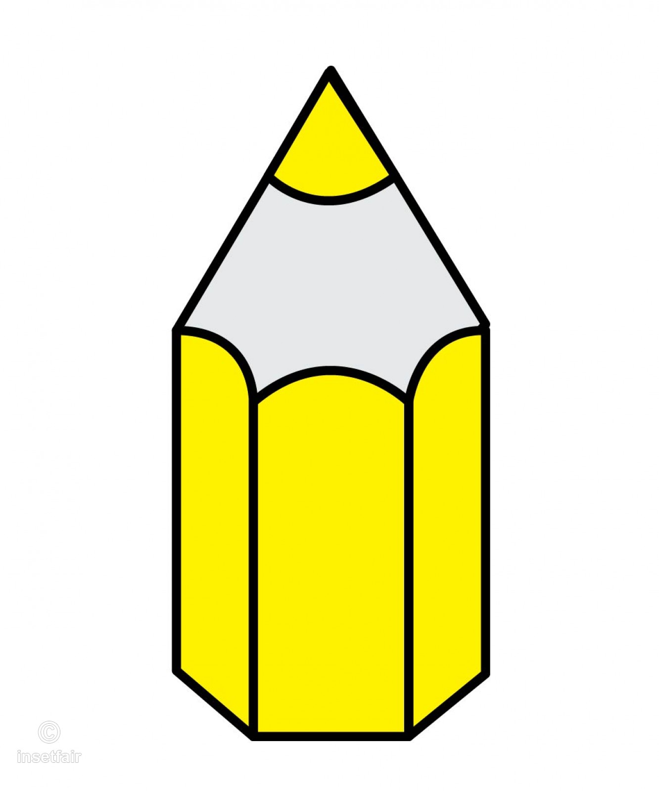 1332x1600 Yellow Colour Pencil Icon In Vector Png