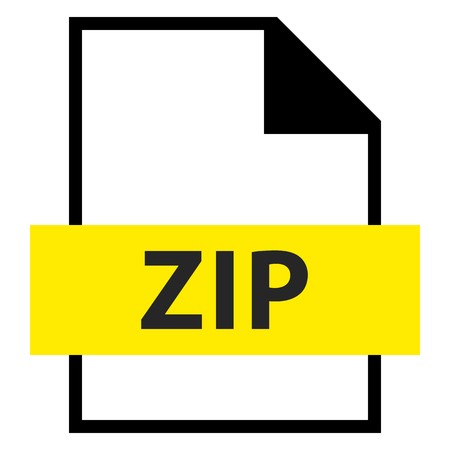 Filename Extension Icon Zip Archive Format In Flat Style 450x450 Filename Extension Icon Zip Archive Format In Flat Style