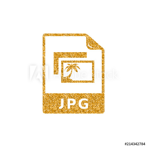Picture Format Icon In Gold Glitter Texture Sparkle Luxury 500x500 Picture Format Icon In Gold Glitter Texture Sparkle Luxury