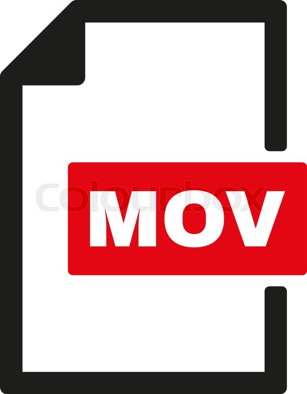 The Mov Icon Video Format Stock Vector Colourbox 624x800 The Mov Icon Video Format Stock Vector Colourbox