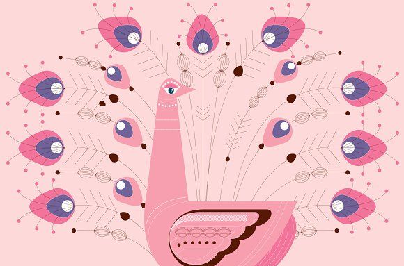 Peacock Vectorillustration Graphics Format Adobe 580x383 Peacock Vectorillustration Graphics Format Adobe