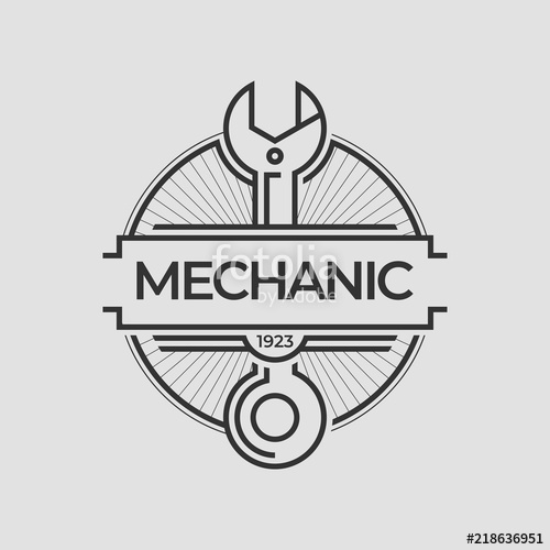 500x500 Auto Mechanic Service Mechanic Service Logo Set Repair Service